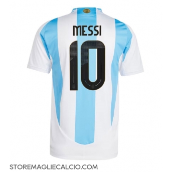 Argentina Lionel Messi #10 Maglia Gara Casa Repliche Copa America 2024